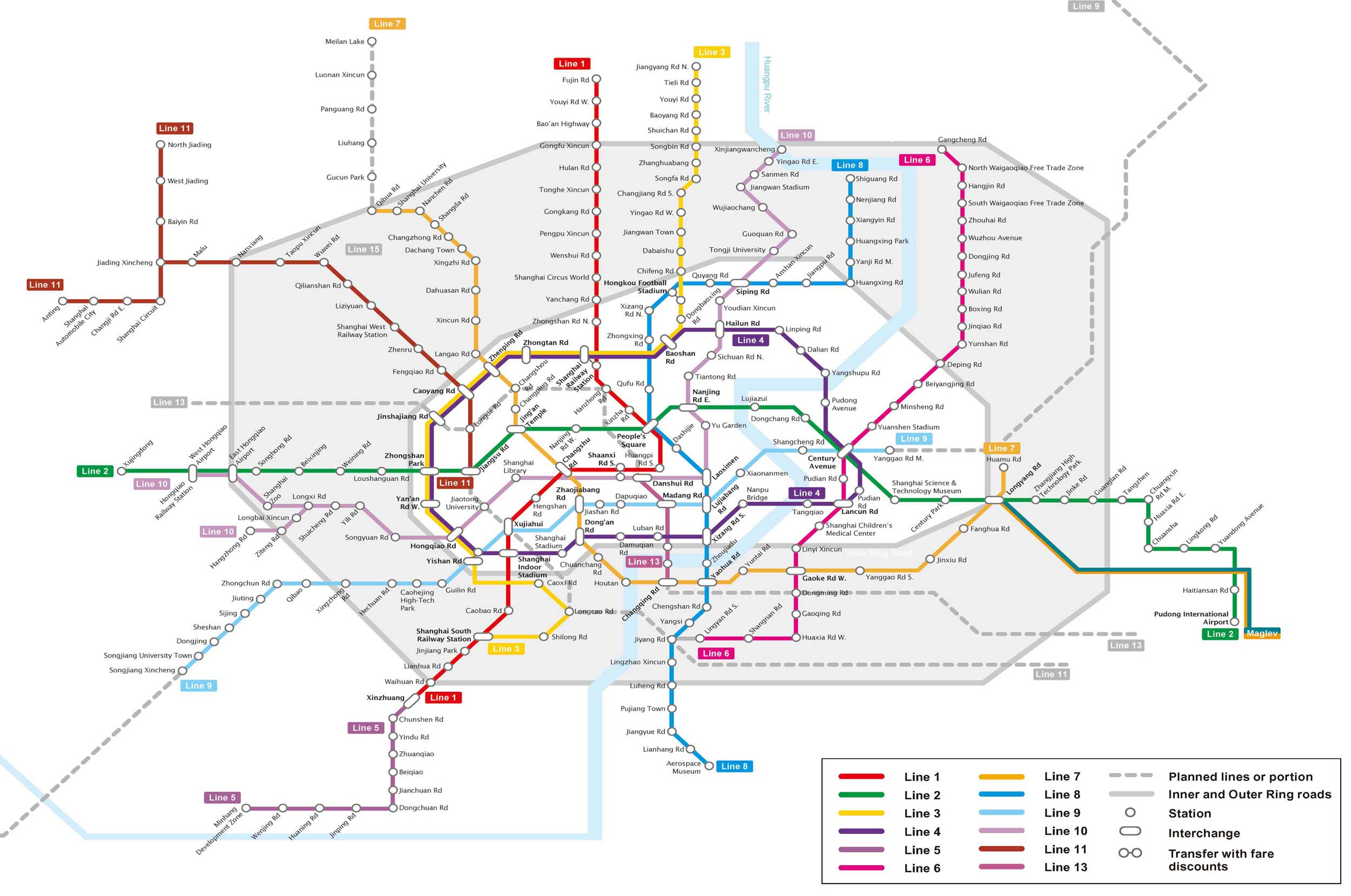 Shanghai Subway Map