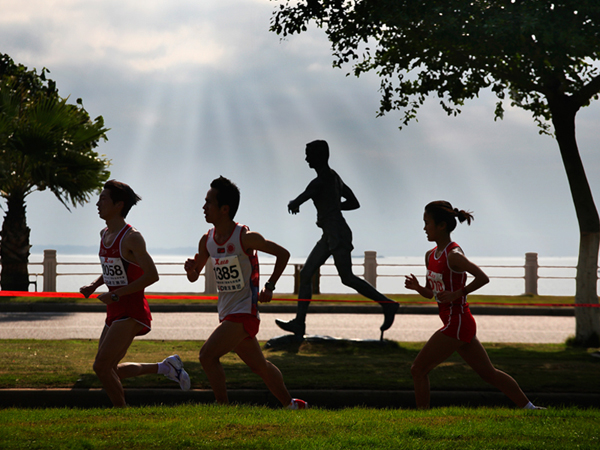 Attending Xiamen International Marathon Race