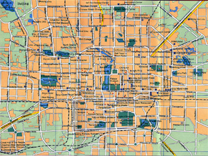 Beijing Streets Map