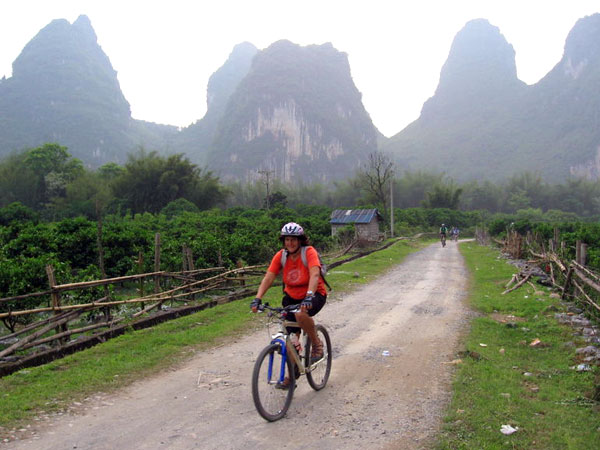 Cycling in Yangshuo