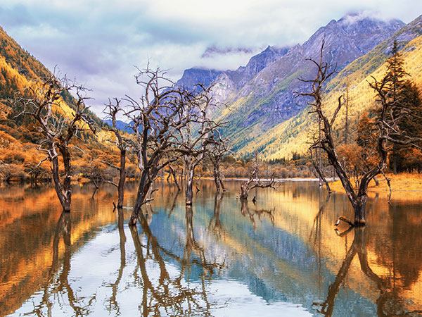 A Date with Pretty Autumn--- Bipeng Valley in West Sichuan Province