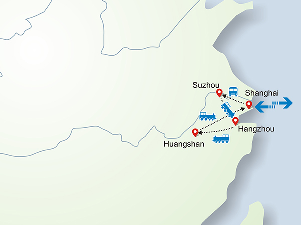 Shanghai-Suzhou-Hangzhou-Mt. Huangshan Tour