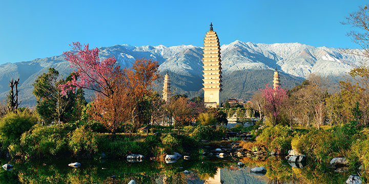 Three Pagodas Dali