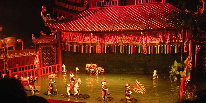 Water Puppet Performance